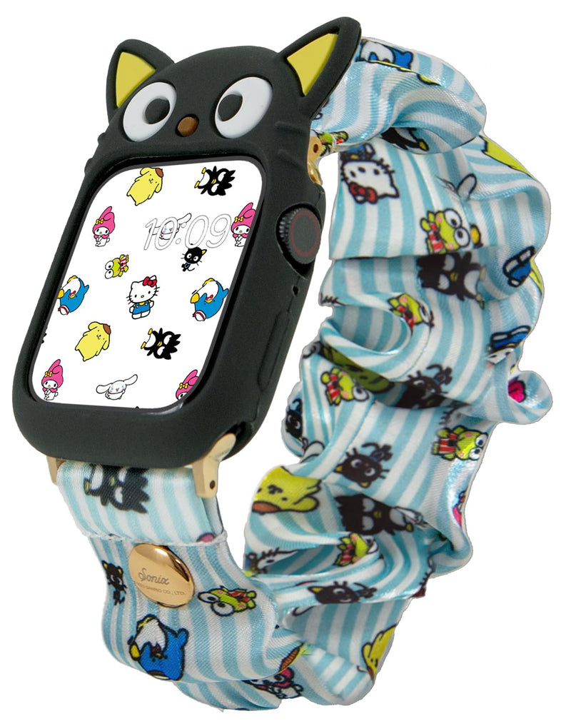 Sonix x Sanrio Watch Bumper Cover - Silicone Case (Chococat) + Hello Kitty Scrunchie Watch Band (Hello Kitty Friends)