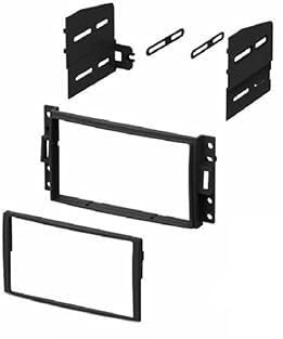 Double Din Car Stereo Radio Install Dash Kit Made for 2005-2008 Buick Terraza, 2005-2013 Chevrolet Corvette, 2005-2008 Uplander, 2006-2010 Hummer H3, 2005 Pontiac Montana SV6, 2005-2007 Saturn Relay