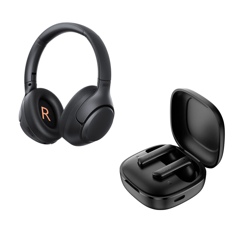 QCY H3 ANC Headphones Black HT05 MeloBuds Black