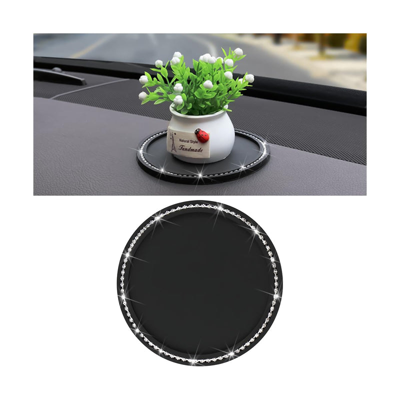 [AUSTRALIA] - Car Anti-Slip Pad for Dashboard, PVC Non-Slip Washable Reusable Gripping Mat, Multi-Functional Extra Strong Sticky Pad for Phone GPS Sunglasses Coins Holds Black 