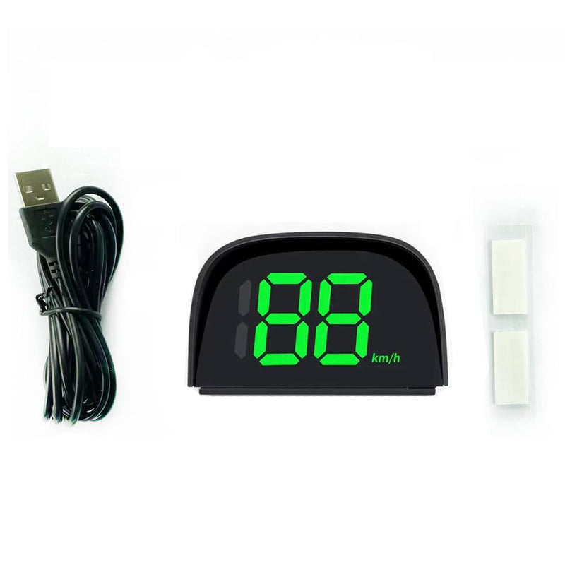 GoolRC Digital GPS Speedometer for Car, Kilometers/Miles Car Global Position System Speedometer Digital Display Speed Car HeadUp Display, Green miles