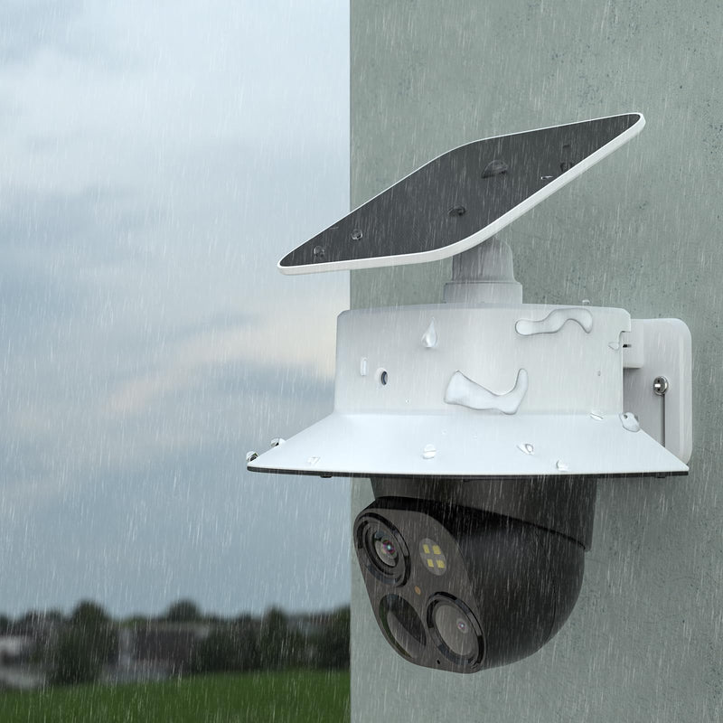 Outdoor Camera Cover Compatible with Eufy SoloCam S340 - Sun Rain UV Shield for Security Monitoring System (Cover only) Rain UV Shield x1