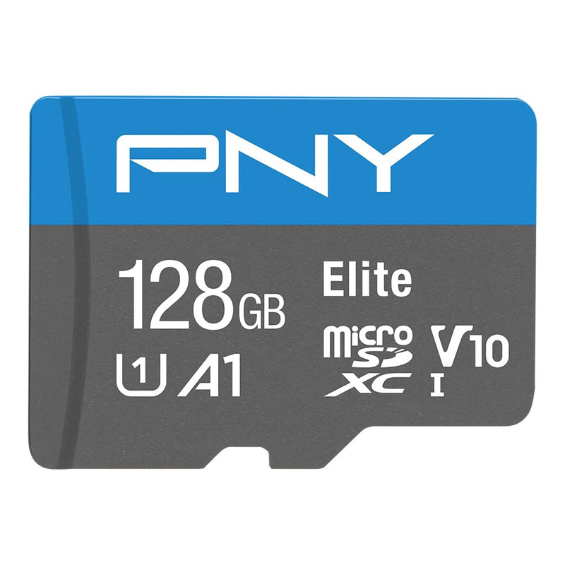 [AUSTRALIA] - PNY 128GB Elite Mobile Accessories Class 10 U1 V10 A1 microSDXC Flash Memory Card - 100MB/s, Class 10, U1, V10, A1, Full HD, UHS-I, Micro SD 