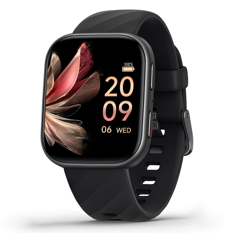 FITVII Health & Fitness Tracker (Answer/Make Calls), Smart Watch with 24/7 Heart Rate and Blood Pressure, Sleep Tracking, Blood Oxygen Monitor, 120+ Sport Modes Activity Tracker for Women Men Black 1.85