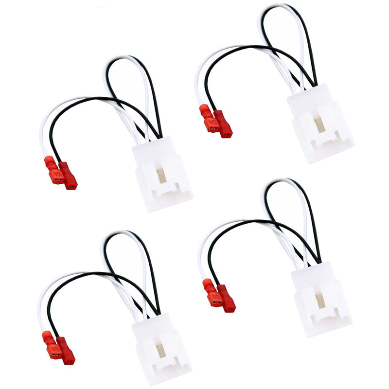 72-5602 Car Replacement Door Speaker Wiring Harness Plug Connector for 2011-2021 Ford F-150 Fusion Escape Focus Bronco Mustang Mondeo MK4 Mazda 2 3 6 CX5 Cable Plug Speakers Harness - 4 PCS
