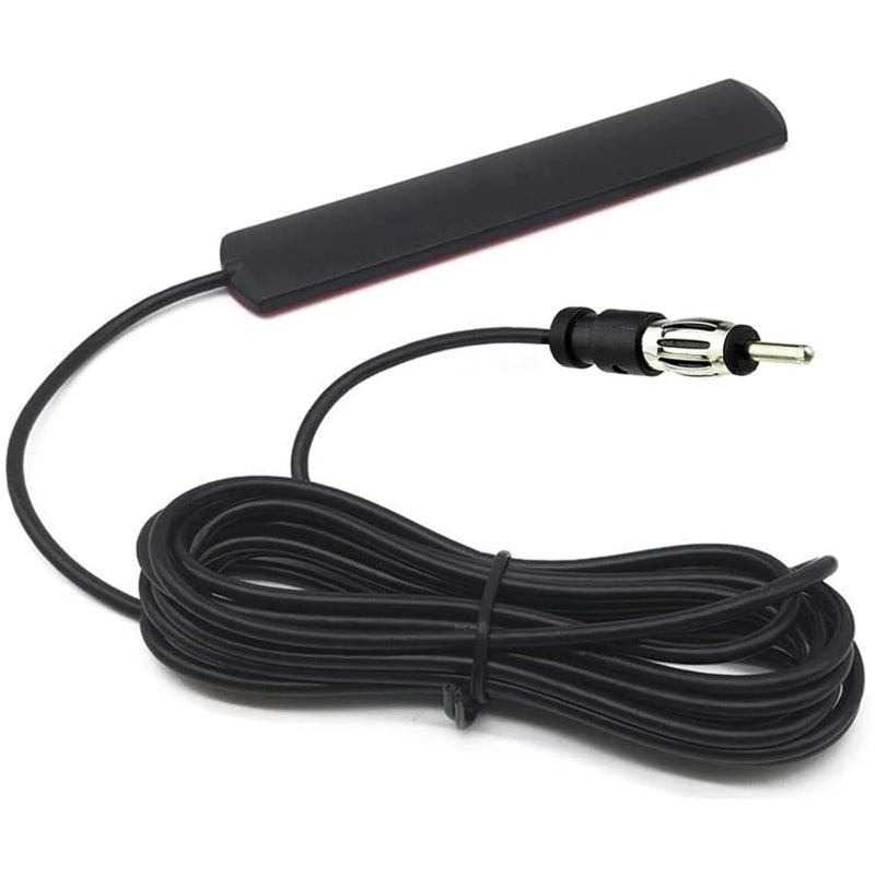 [AUSTRALIA] - Universal Car Radio Antenna Car Stereo FM AM Hidden Adhesive Mount Patch Antenna Car Radio Media Receiver Player Amplifier Antenna Connector for Vehicle Truck SUV Car 