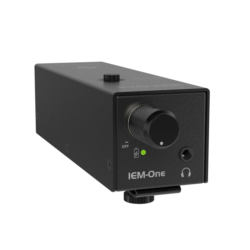 Coda Ultra-Compact Personal in Ear Monitor Amplifier - Single Channel | Headphone Amplifier System with XLR & TRS Input, Portable IEM Amp with Mono & Stereo Mix Panning, Belt Clip