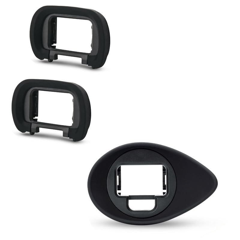 [Extension Oval Design+2 Pack Silicon Camera Eyepiece] for Sony A7R V A7 IV A7M4, A7S III and A1