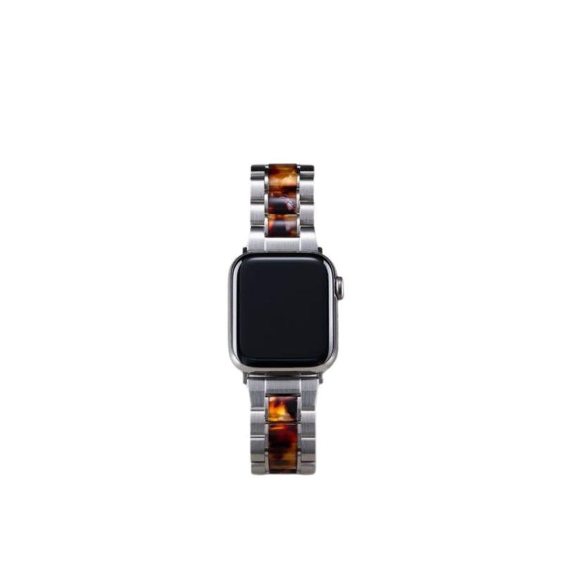 E.C. Matchett Band Replacement for Apple Watch 45mm 44mm 42mm 41mm 40mm 38mm Women Men Fashion Resin Wristband Bracelet Strap for iWatch Ultra 2/1 Series 9 8 7 6 SE 5 4 3 2 1 38mm/40mm/41mm Moeru Gojira - Silver Stainless Steel