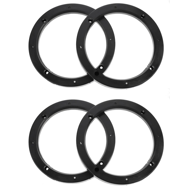 Mobestech 2 Pairs Car Speaker Spacer Adapter Sturdy Speaker Mount Bracket Ring Useful Speaker Adapter Auto Speaker Ring for Car (6.5 Inch) 17.5X17.5cm