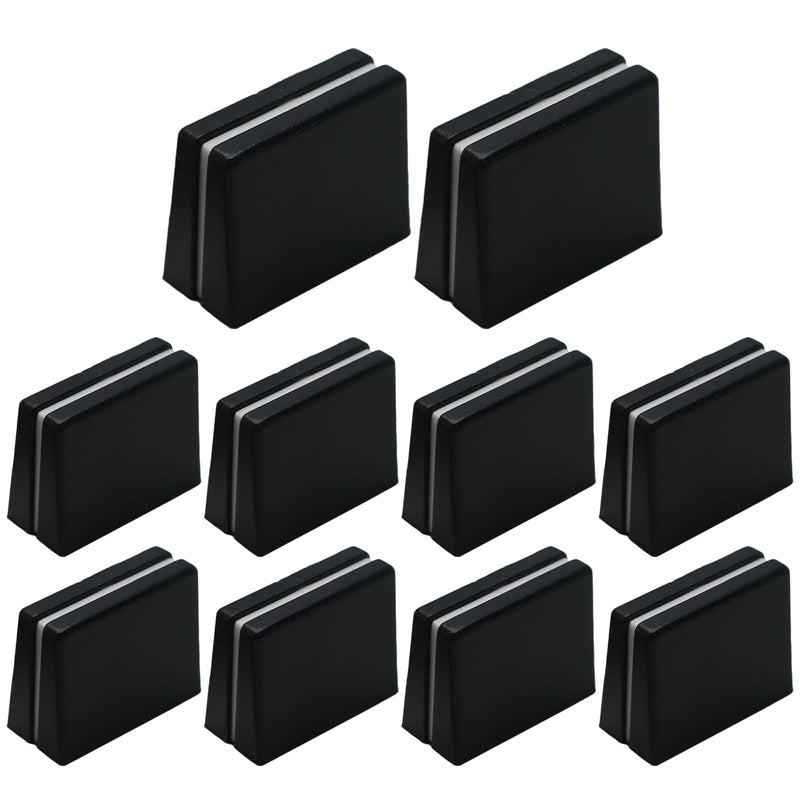 10pcs Fader Caps, Mixer Slider Fader Knobs Black Fader Cap for Pioneer DJM350, 400, 500, 700, 750, 800, 850, 900NEXUS, 900SRT, 900NXS2, 2000, 2000nexus, Easy Installation, Black