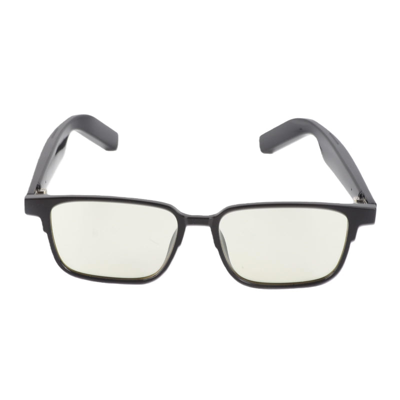 Yoidesu BT 5.3 Smart Glasses Wireless Open Ear Speaker Dual Microphones Voice Control IP5 Smart Sunglasses for Men Women with Polarized Night Vision Lens