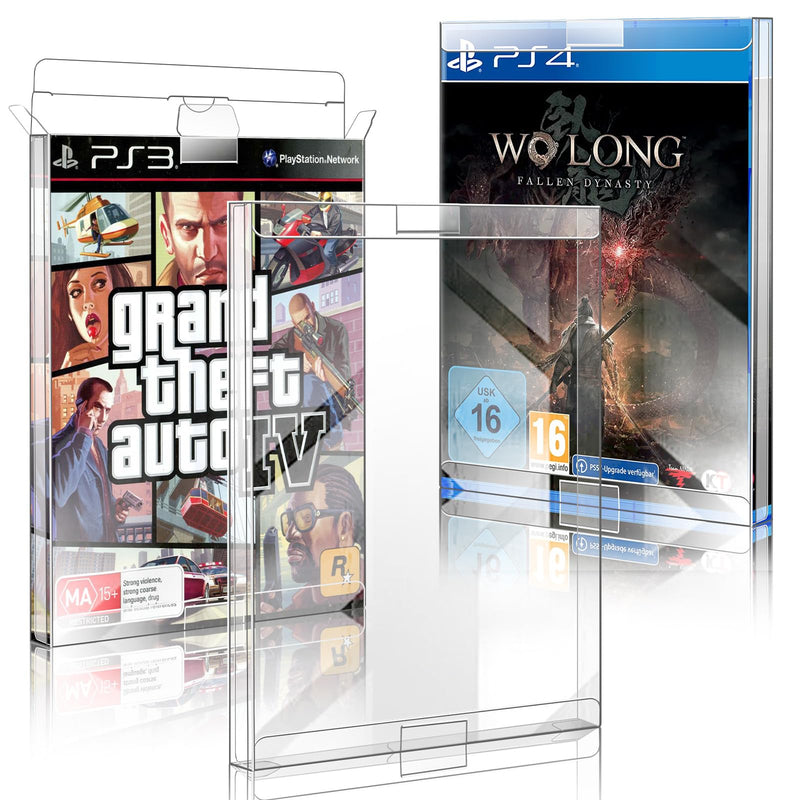 Video Game Protector-Game Box Protector, Game Cases Compatible for Xbox1, PS3, PS4 Game box Protector -(Ultimate 10 Packs)