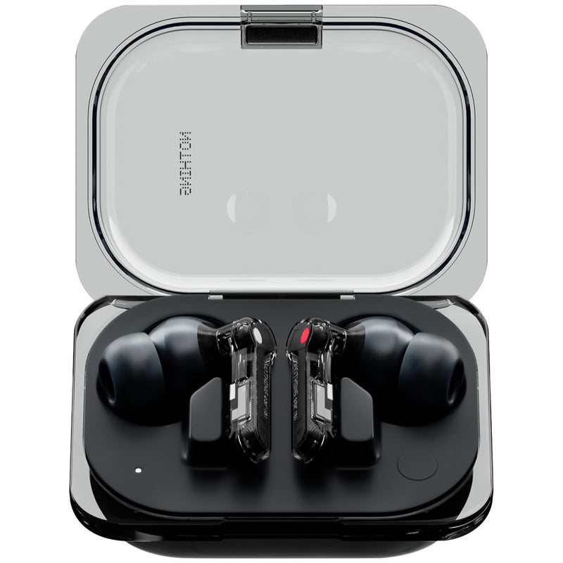 Nothing Ear (a) Wireless Earbuds, 45dB Hybrid Noise Cancelling Earbuds, Hi-Res Audio, Advanced Equaliser, Dual Connect, 6 Mics, 42.5H Playtime Ear Buds Wireless Bluetooth, Black