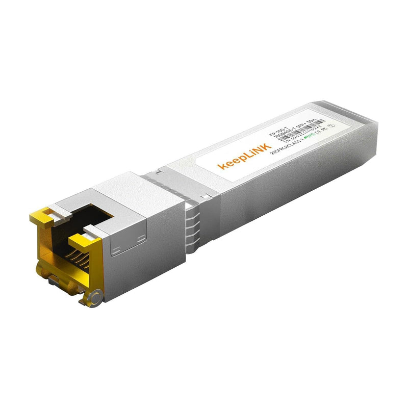 10GBase-T RJ45 SFP+ Module, 10G Copper SFP+ Transceiver, Ethernet SFP Module up to 30-Meter, Plug and Play Hot Pluggable, Durable and Highly Compatible 10G SFP Module