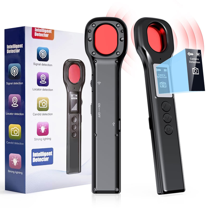 [AUSTRALIA] - Hidden Camera Detectors, 2024 Camera Detector with Display Screen, Hidden Bug and Camera Detector, Anti Spy RF Detector for Home Office Travel, 5 Levels Sensitivity 4 Modes 