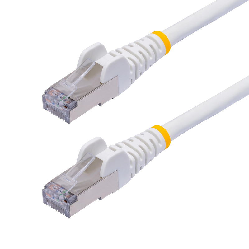 StarTech 20ft Cat8 Snagless Ethernet Cable, S/FTP, 100W PoE++, White, LSZH | 2000MHz bandwidth, 25G/40G speeds, 26AWG copper, LSZH, Gold-plated RJ45, Patch Cable, Ethernet Cord, Pure Bare 20 ft