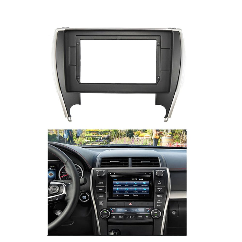 Fits for Toyota Camry 2015 2016 2017 USA Version Car Radio Stereo Fascia Frame Double DIN 10.1 inch Dash Installation Mounting Kit