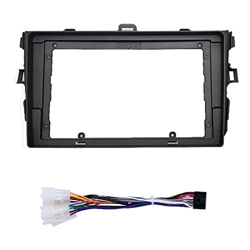 Fits for Toyota Corolla 2006-2012 Car Radio Stereo Fascia Frame Double DIN 9 inch Dash Installation Mounting Kit