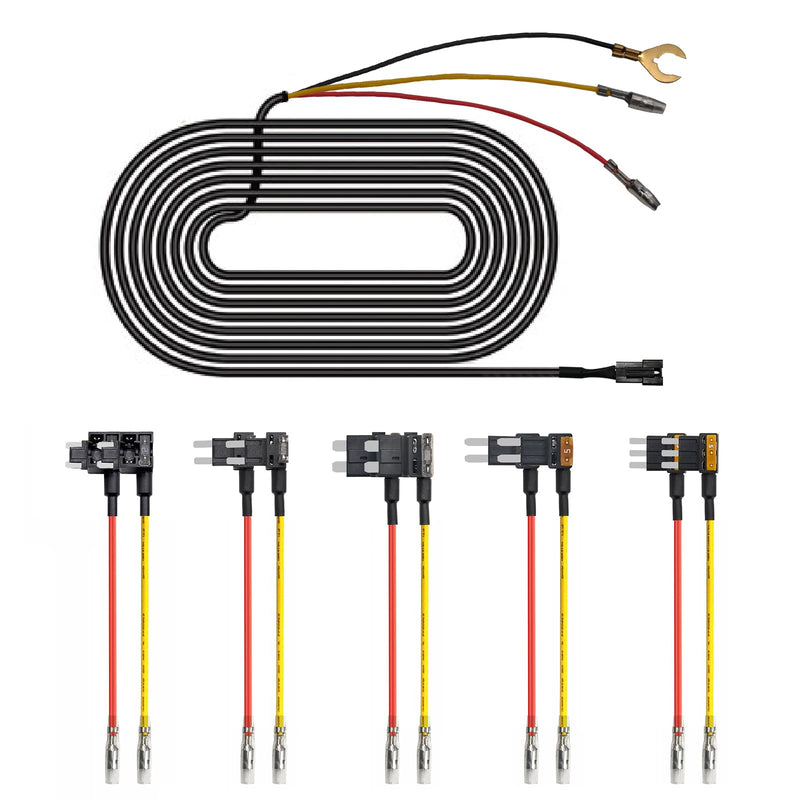 [AUSTRALIA] - mangoal Fuse Box Power Adapter Dash Cams, Upgrade Parking Monitoring, Hardwire Wire Kit Accessories(8.20 ft, Applicable to Vehicle Other Than Mercedes Benz) 8.20 ft 