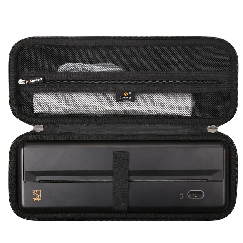 Aproca Black Hard Storage Protective Case, for Aixiqee/HPRT MT810 Portable Printers and Accessories