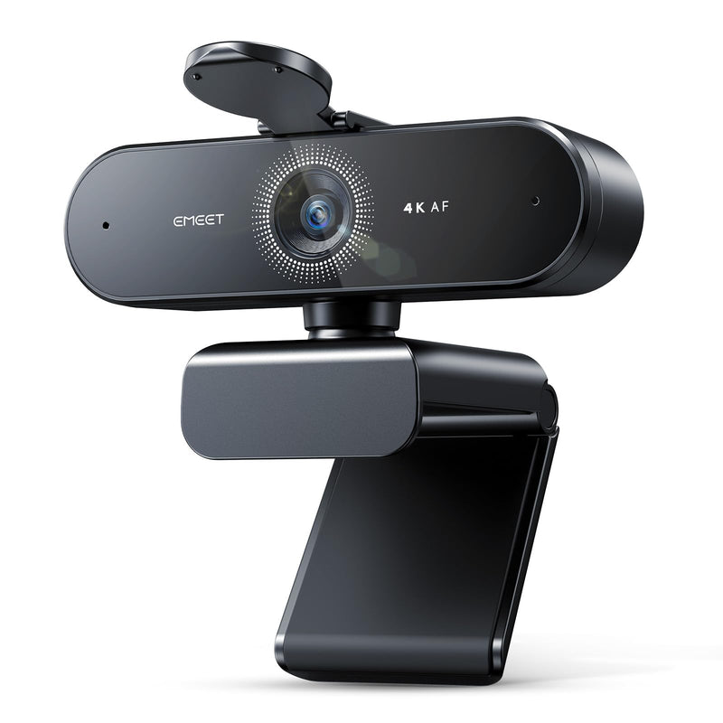 EMEET NOVA 4K Webcam for PC, Ultra 4K HD, PDAF Autofocus, Dual Omni Mics | 73° FOV, Auto Light Correction, USB-A, Privacy Cover, Ideal for High-End Business Meetings&Live Streaming 4K PDAF Focus 2 Mics