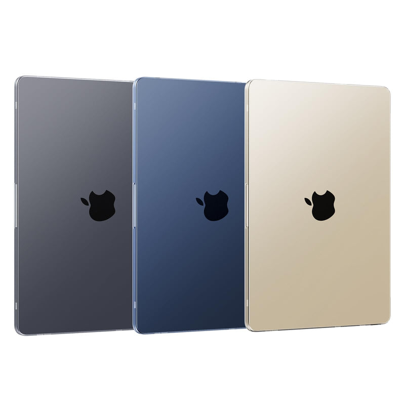 for MacBook Air 13.6 inch Case M3 M2 2024-2022, Model A3113 A2681 [100% Ultra Clear] [Outshine Bare Beauty] Hard Shell Protective Cover for MacBook Air M2 13 inch Case - Crystal Clear