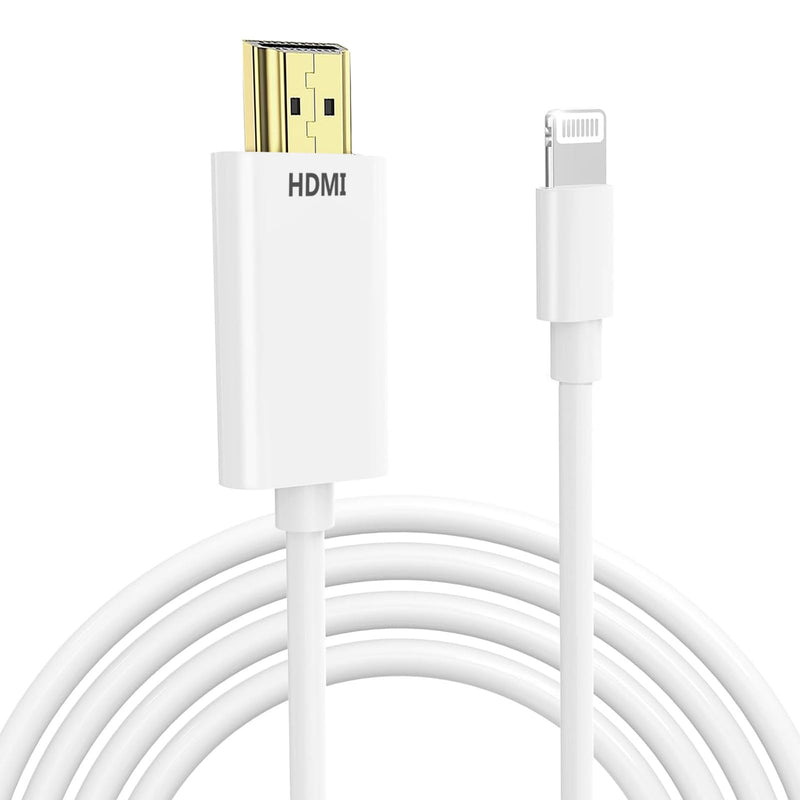 [AUSTRALIA] - Lightning to HDMI Cable for iPhone Digital AV Adapter 1080P HD Video Sync Screen Connector iPhone to HDMI for TV Projector Monitor 