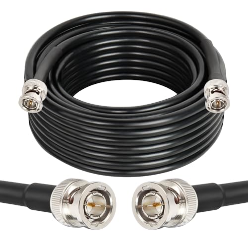 XRDS -RF 12G SDI Cables 25FT, SDI Video Cable 3G/6G/12G 75ohm BNC Male Cable Supports HD-SDI/3G/6G-SDI/4K/8K for Video Security Camera SDI Converter 1
