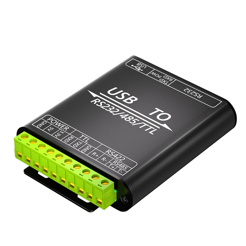 Mustpoint USB to RS232/485/422/TTL Converter with CP2102 Chip, Industrial Isolated USB Adapter with Multiple Protection, Support Multi Devices and Android, Windows 11/10 / 8.1/8 / 7, Etc Multi System