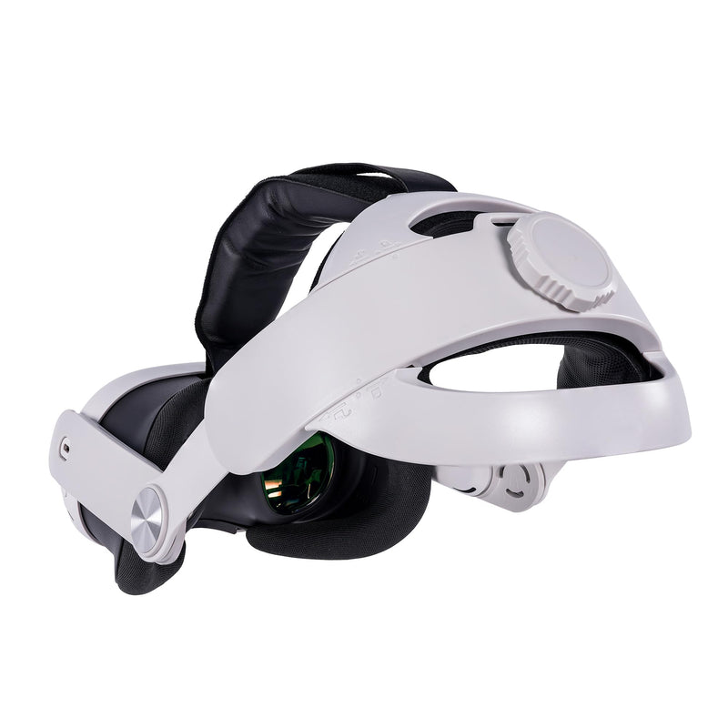 Comfort Head Strap for Oculus Quest 3,Replacement for Elite Strap,Super Soft Foam and Skin-Friendly PU Surface, Lightweight and Adjustable VR Accessories Compatible with Oculus/Meta Quest 3