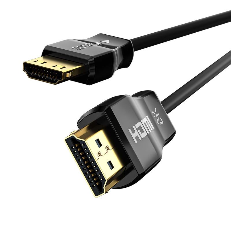 UL Certified CL3 Rated Fiber Optic HDMl Cable 50FT, 48Gbps Ultra Small Connector HDMI 2.1 Cable 8K60Hz & 4K120Hz, Support eARC, Dolby, Compatible with Blu-ray Roku LG PS5 PS4 Xbox RTX