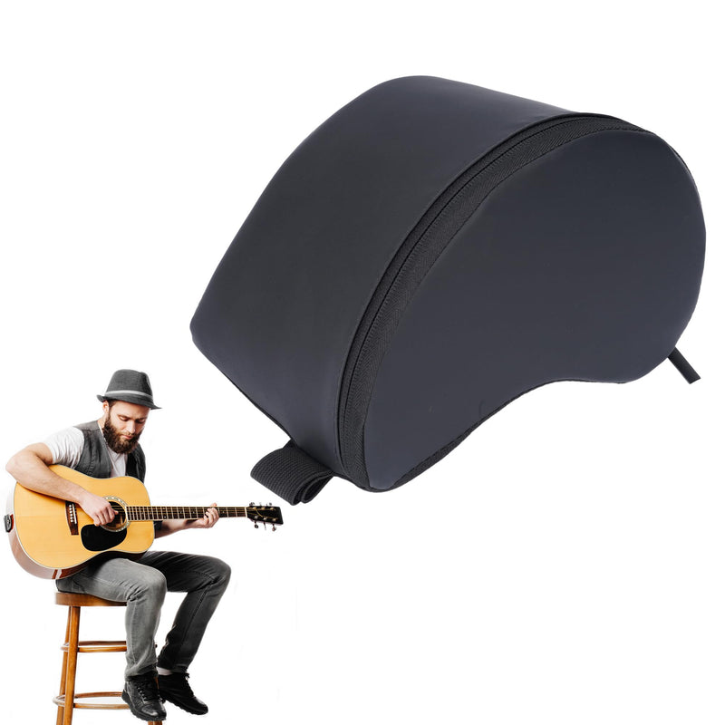 Guitar Support, Guitar Cushion for Classical Acoustic Electric Guitar Players, Guitar Rest Ergonomic Playing Mat Leg Pad, Professional Guitarist Musical Instruments Accessories Tool with Bag