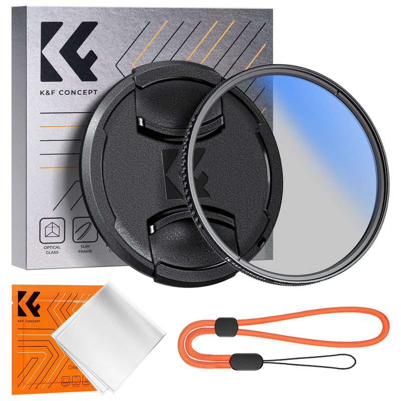 K&F Concept 67mm Circular Polarizer Filter with Lens Cap Cleaning Cloth Optical Glass Ultra Slim 18 Multi-Layer Coatings Polarizing Filter for Camera Lens (K-Series)