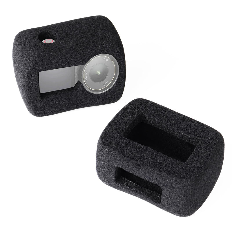 HSU Windslayer Cover for DJI Osmo Action 4/3 Action Camera, Windslayer Cover Housing Frame Case, Video Noise Reduction Accessory (2 Pack)