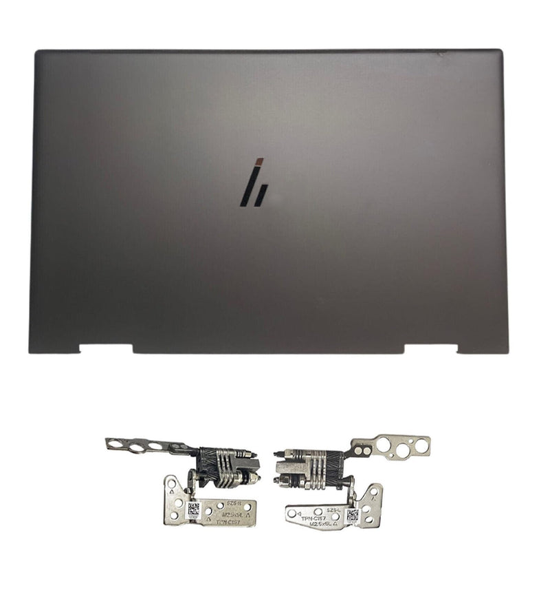 Replacement Laptop LCD Cover Back Rear Top Lid with Hinges for HP Envy 15 EW 15Z-EY 15T-EW 15-EY0023DX 15-EY0013dx 15Z-EY100 15Z-EY000 N09644-001 N09645-001 N09646-001 (Gray) Gray