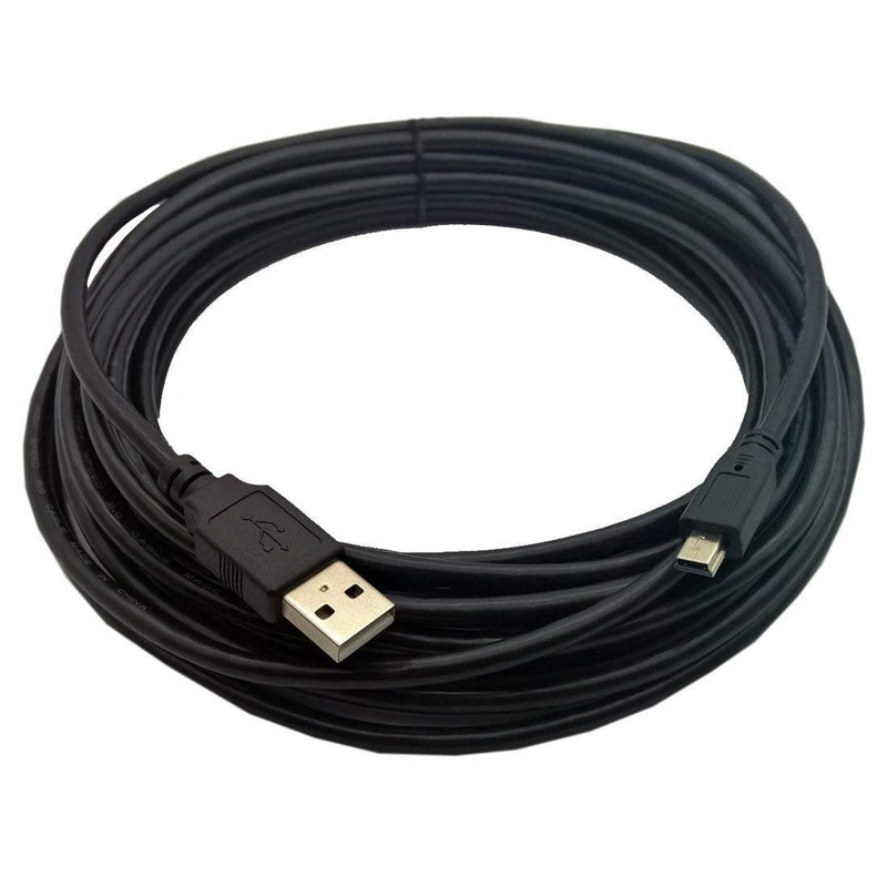 [AUSTRALIA] - OMNIHIL 30FT High Speed Mini-USB 2.0 Cable Compatible with Canon imageFORMULA R10 Portable Document Scanner 