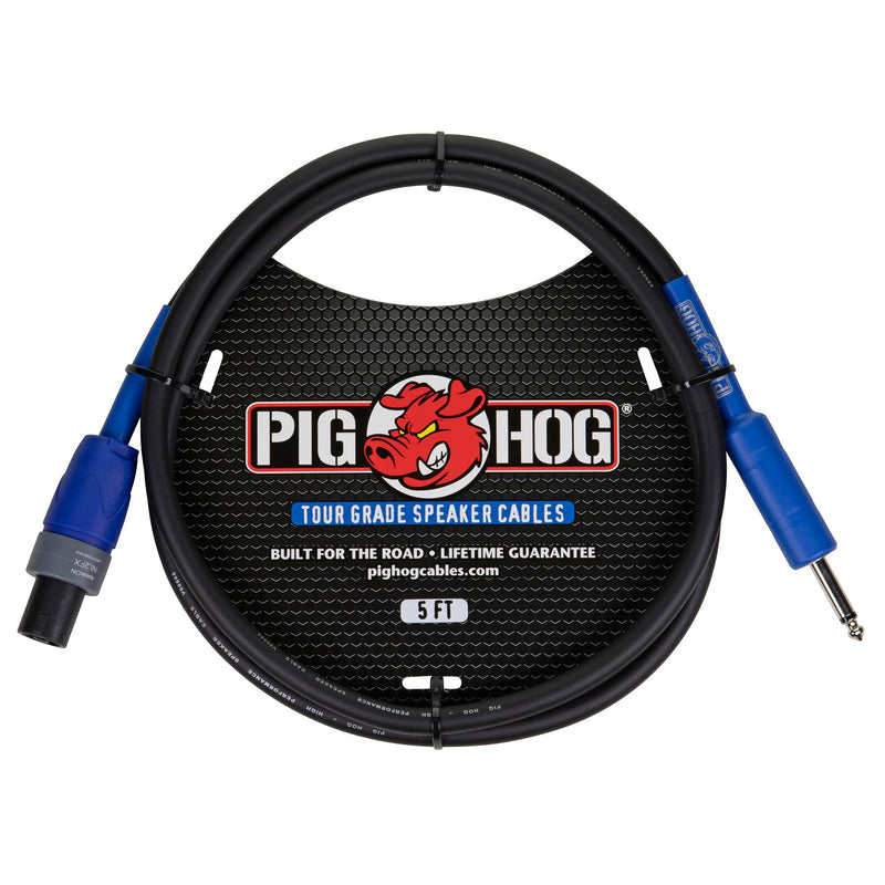 PigHog PHSC5S14 Pig Hog Speaker Cable, 5 Feet