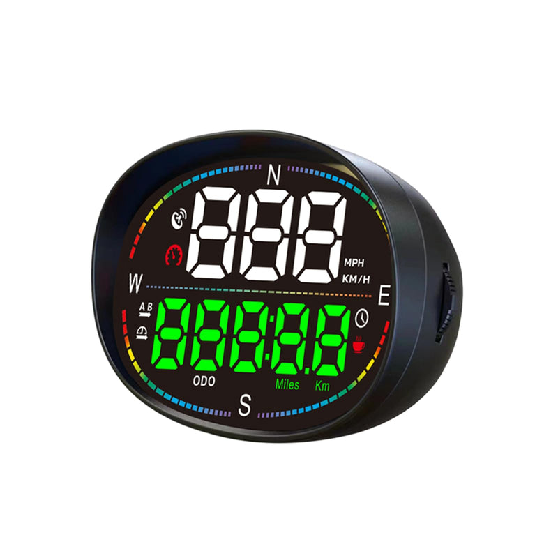 Digital Speedometer for Car,GPS Speedometer for Car,HUD Speedometer MPH,Speedometer Gauge,Head Up Display for Car,with Compass,Over Speed Alarm,USB Connect Plug and Play