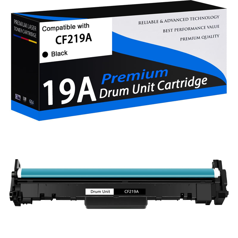 Compatible CF219A Drum Unit Replacement for HP 19A Drum for Laserjet Pro M130fw M130nw M130fn M130a M102w M102a Printer (Black,1 Pack)