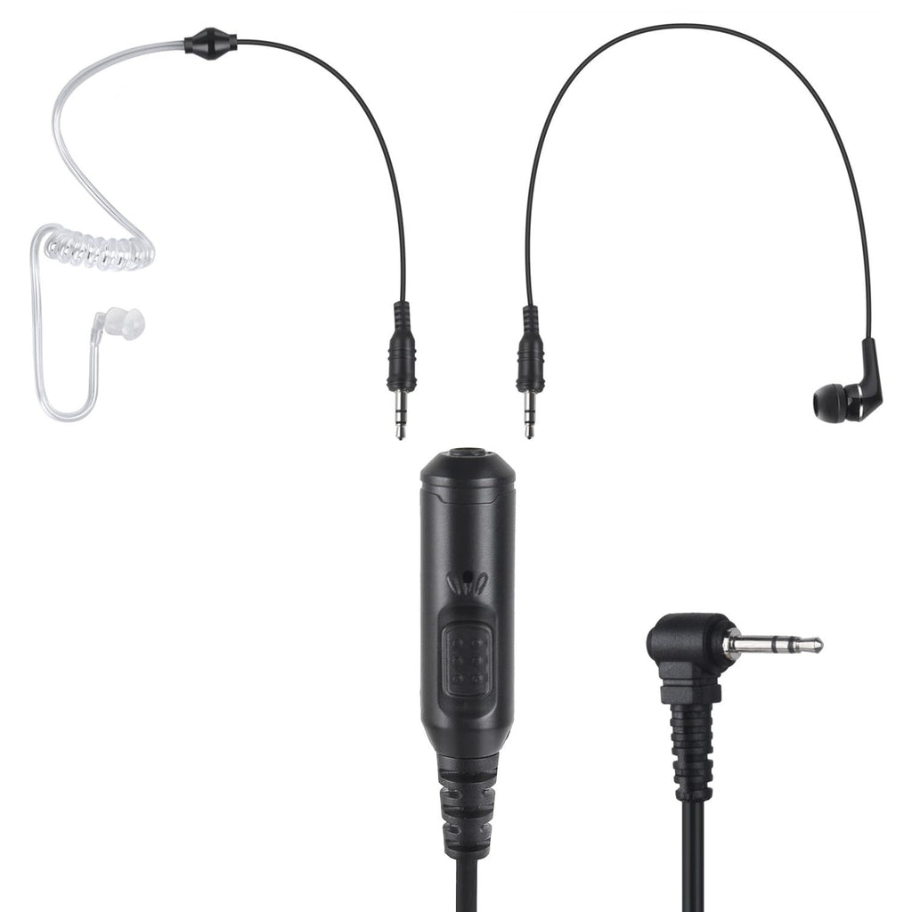 1 Pin 2.5mm Jack Ptt Mic Earpiece Headset Ear Piece Earbud for Motorola Talkabout Walkie Talkie mh230r fr60 mr350r t470 t380 t100 t200tp t260tp t2xx t460 t600 h2o t605 t7100 t472 t800 t6530