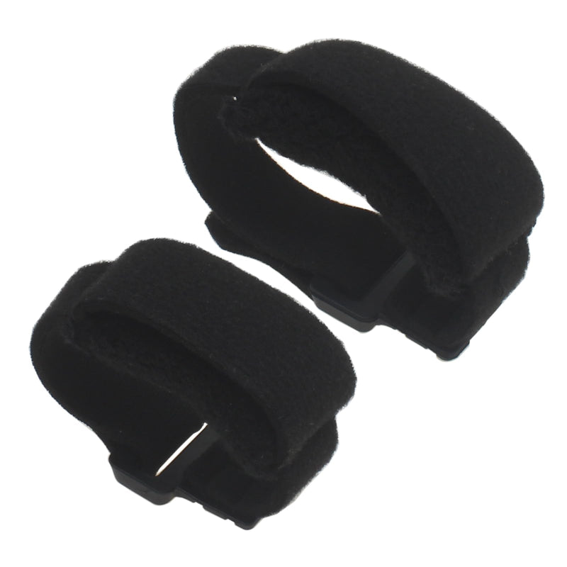 2pcs Bass Guitar String Mute Damper/Dampener Guitar String Cover Tape Adjustable Guitar Mute Silencer (Black）