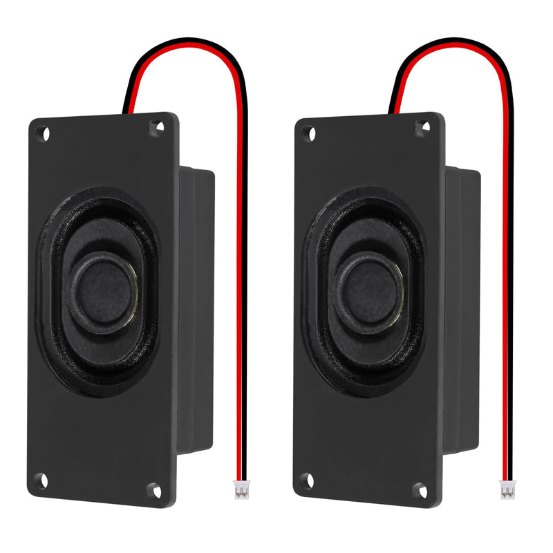 [AUSTRALIA] - 2Pcs Audio Speaker 3 Watt 4 Ohm Speaker 4ohm 3W Loundspeaker JST-PH2.0 Interface Speaker for Small Electronic Projects Advertising Machines LCD TV Monitors 4o 3w jst-ph2.0 