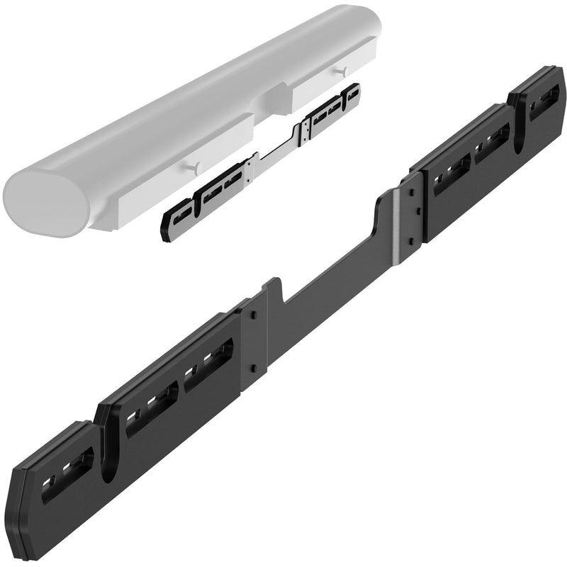 [AUSTRALIA] - Wall Mount for Sonos Arc Soundbar (Black), Wall Mounts for Sonos Arc Sound Bar Mounts Under Tv, Hanging Mounting Bracket Compatible with for Sonos Arc Wall Mount Dark Black 