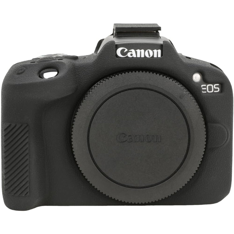 Case for Canon EOS R50, EOS R50 Camera Silicone Protective Case, Lightweight, Anti-Scratch Slim Fit Soft Skin, EOS R50 Accessories, AEXUTDA Bag for EOS R50 Mirrorless Vlogging Camera - Black