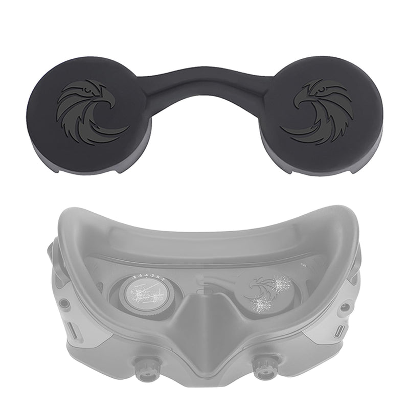 Lens Protective Cover Cap for DJI Goggles 3 Silicone Protector Cover Case Dust Cover Compatible for DJI Avata 2 Goggles 2/3 Accessories