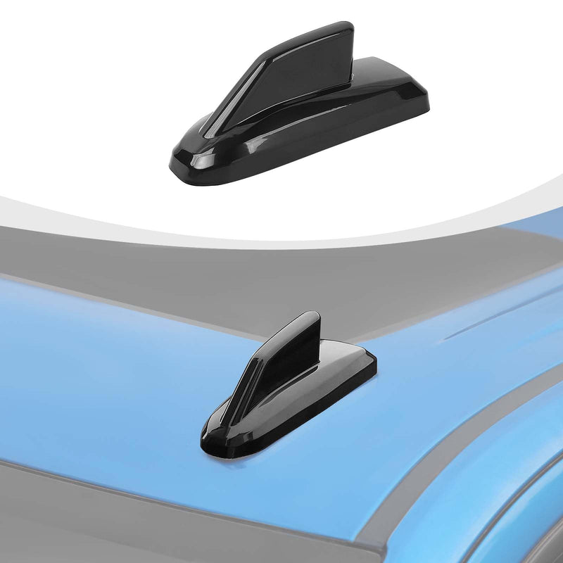 [AUSTRALIA] - RAZPOY Shark Fin Antenna Base Cover Trim Compatible with Chevy Silverado & Suburban & Tahoe & GMC-Yukon & GMC-Sierra & Cadillac Escalade 2019-2024, Black 