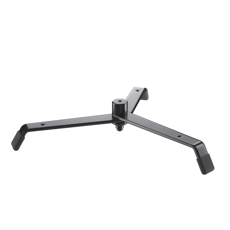 K&M Konig & Meyer Peg Base | Black Peg Base for Woodwind Musical Instruments | Versatile Clarinet Stand that Accommodates up to Four Pegs | Wobble Free Foldable Flute Stand Made of Steel | 0.6kg