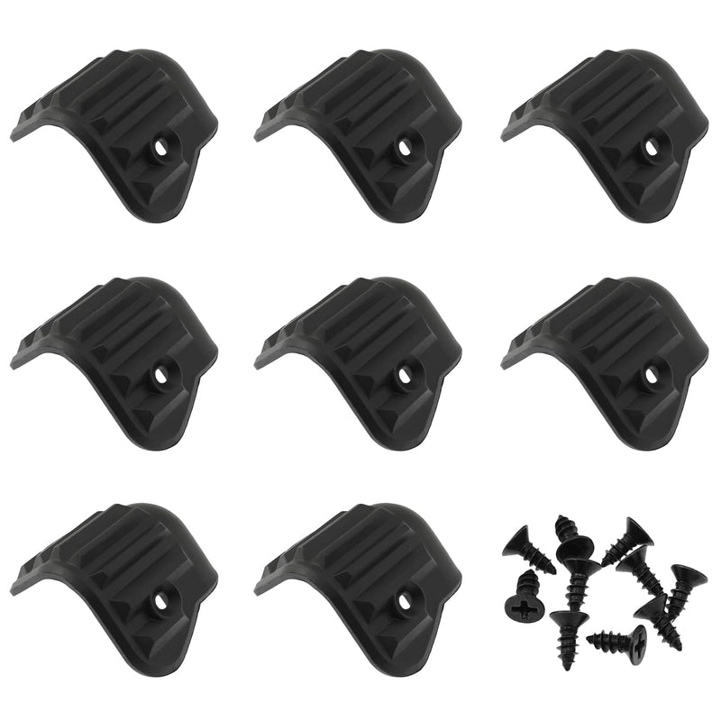 10PCS Speaker Corner Protectors Furniture Anti Collision Plastic Corner Guards for Wooden Items Tables Cabinet Corners Toolboxes Guitar Amplifier Speaker Corner Protection