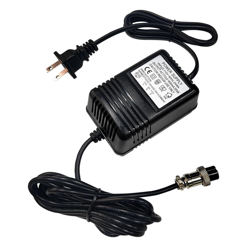 AC 17V 600mA Power Adapter 3-Pin Connector for Stanton M304 Mixer,Alesis Multimix 8 USB,yamaha PA-10,MG10U,Yamaha 8 Channel,Yamaha Mixer,Behringer Mixer